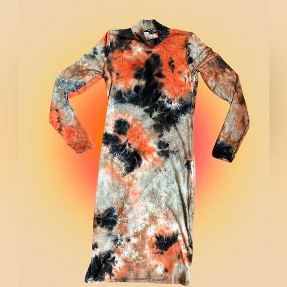 Tie Dye Mini Dress - Picture 2 of 4